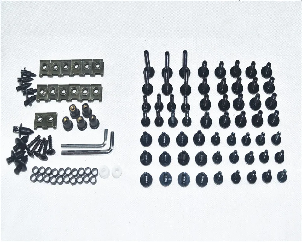 Motorcycle Complete Fairing Bolts Kit Bodywork Screws For Fit KAWASAKI ZZR1200 2002-2005 | Full Kits