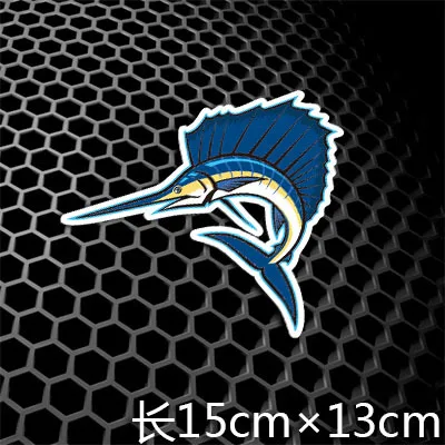 H0014 150x130mm Белая приманка на окуня Weever Bass, наклейки для автомобиля, наклейки для рыбалки, авто, оконный хвост, рыбный бак, автомобильный стиль, 3 м - Название цвета: H0014 150x130mm