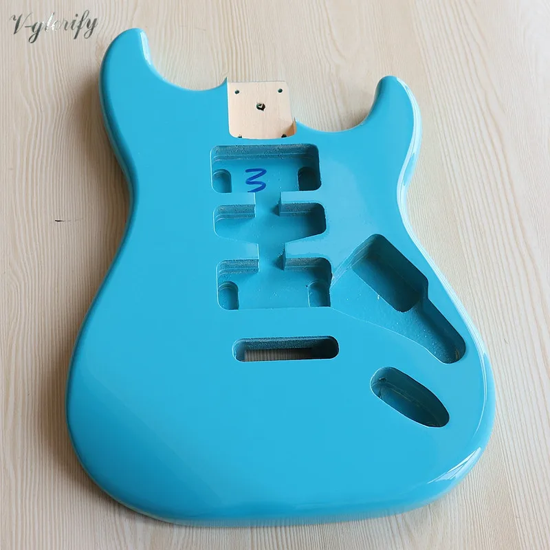 st elektrische gitarre körper diy gitarre körper pappel holz strat gitarre körper gitarre barrel st körper mit rot blau sunburst