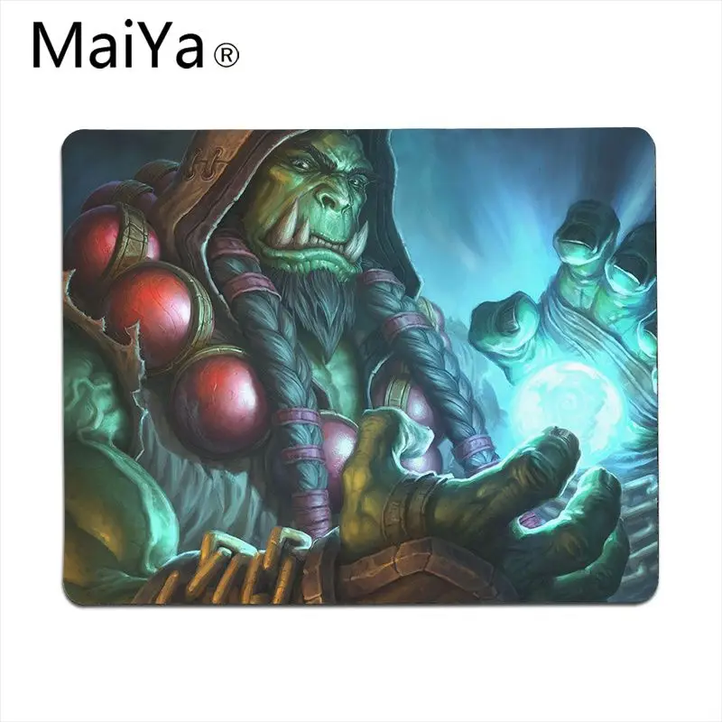 Lock Edge20x25cm Maiya WOW World of Warcraft Thrall Illidan резиновый ПК компьютерный игровой коврик для мыши большой коврик для мыши клавиатуры коврик - Цвет: Lock Edge20x25cm