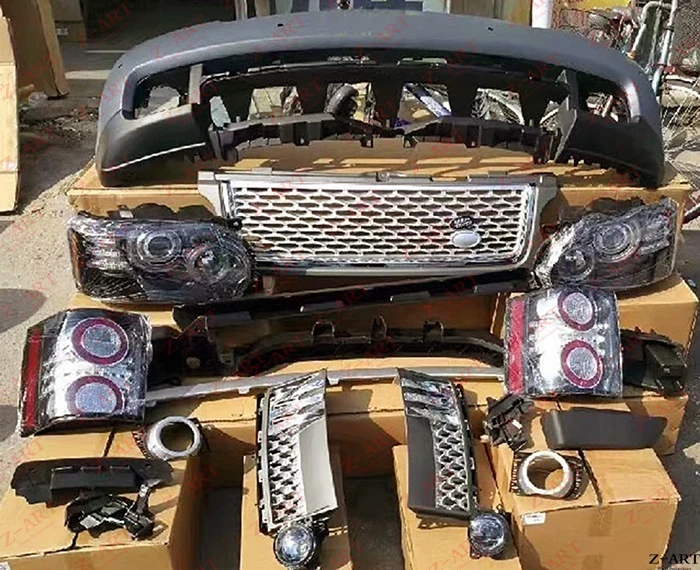 Z ART подтяжки лица PP переднего бампера для Range Rover VOGUE 2005 2008 Модифицированная тюнинг