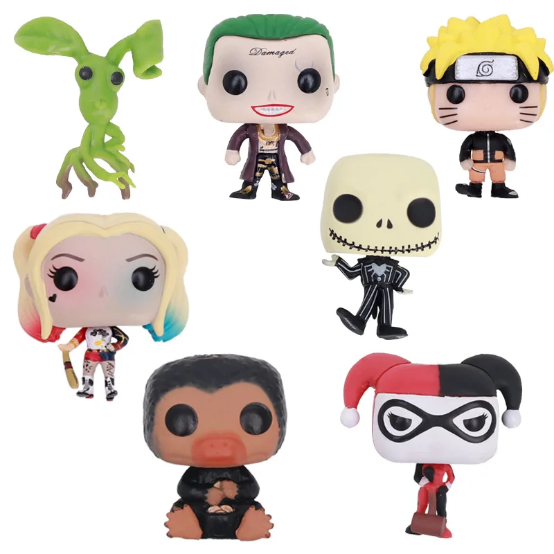 FUNKO POP брелок Marvel dragon ball Капитан Америка вещи Человек-паук Сейлор Мун Игра