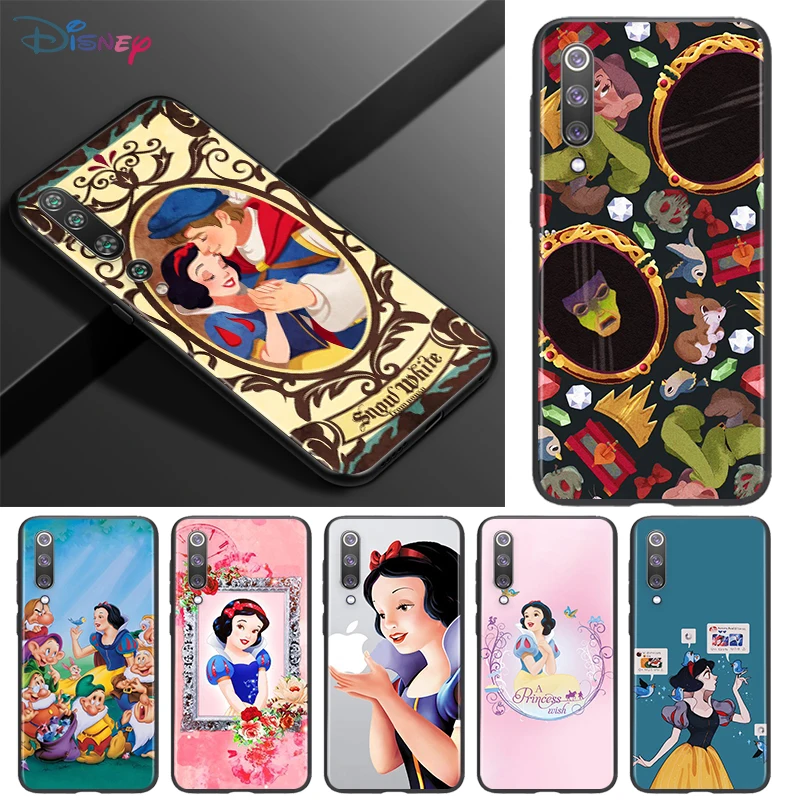 

Silicone Black TPU Cover Snow White Cute For Xiaomi Mi 11 11i 10i 10T 10 9T 9SE 8 Ultra Lite Pro 5G Phone Case