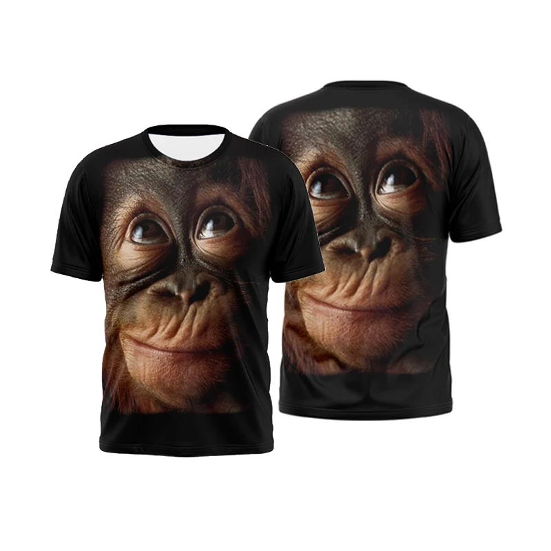 

Футболка мужская с 3D-принтом животных, свободная футболка с коротким рукавом, с рисунком в виде свиньи