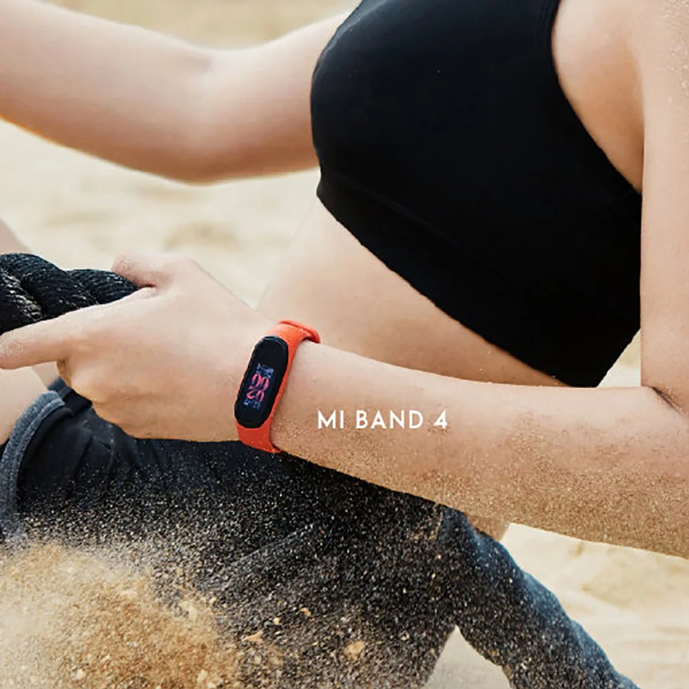 Глобальная версия Mi Band 4, смарт-браслеты Miband 4, браслет, пульсометр, фитнес, 135 мА/ч, цветной, Bluetooth 5,0, спортивный, водонепроницаемый браслет
