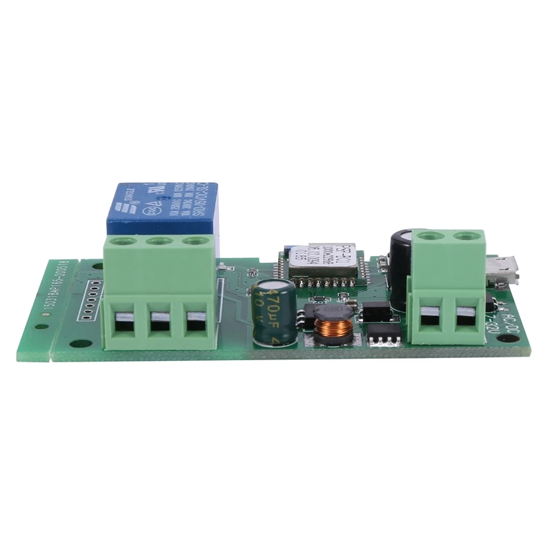 

RISE-Wifi Switch Relay Module 5V-32V Timer Wireless Remote Control Inching/Self Lock Applied to Access Control Garage Door