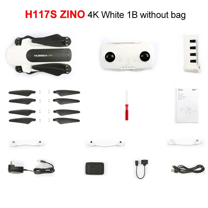 Квадрокоптер Hubsan H117S Zino радиоуправляемый с автоматическим складыванием крыльев