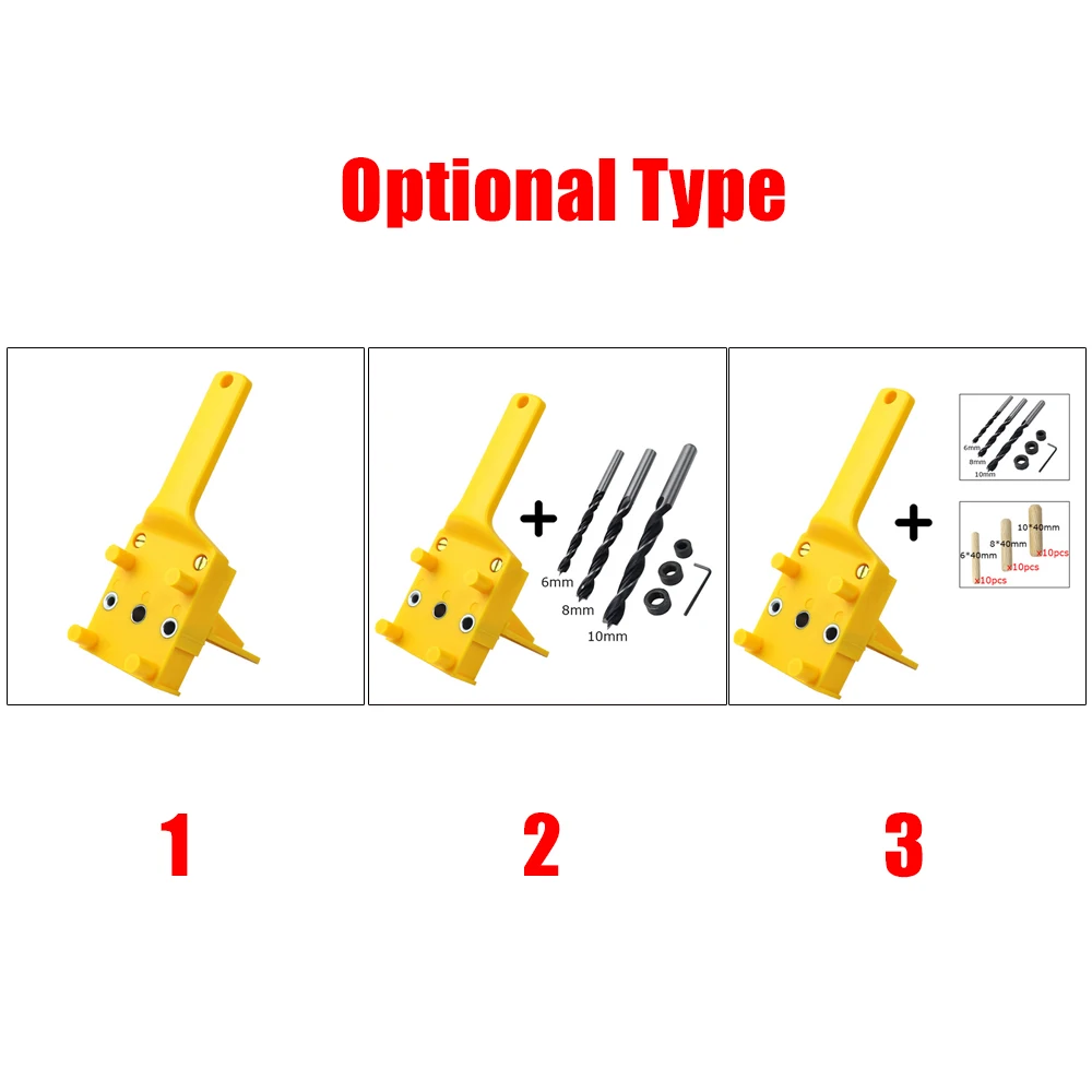 Ручной дюбель для деревообработки джиг подходит 6 8 10 мм сверла сверления