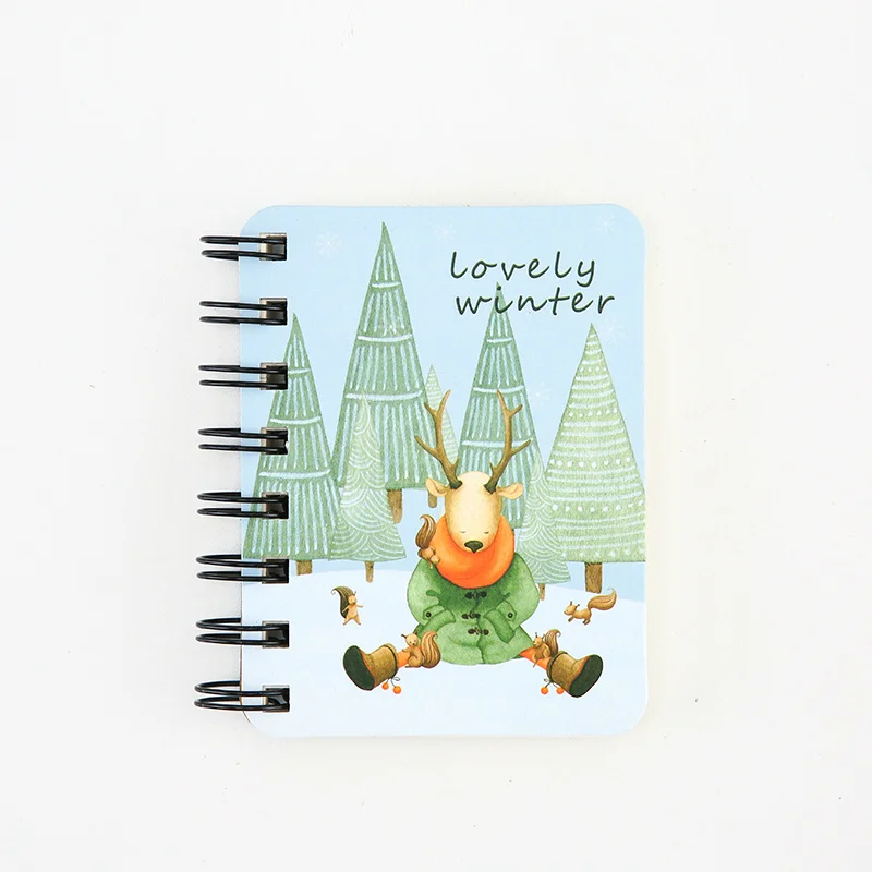 8 Mr paper 24 дизайна в твердом переплете карманные катушки блокноты Moose Единорог кактус листья леса повседневные блокноты-органайзеры легко носить с собой - Цвет: 8