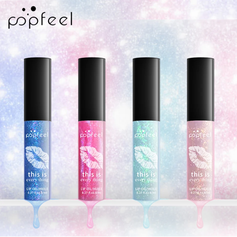 Блеск для губ POPFEEL стойкий Увлажняющий блеск сексуальная помада тонкие линии