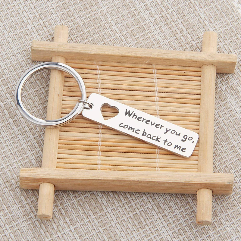 Новинка 2020 креативный подарок бойфренда где бы вы ни вернулись ко мне брелок