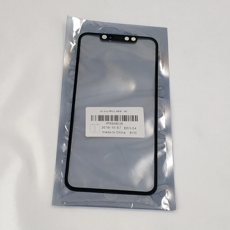 Замена внешнего стекла крышка объектива с OCA клей наклейки пленка для iPhone X XS XR XS MAX мобильный телефон сенсорная панель запасные части