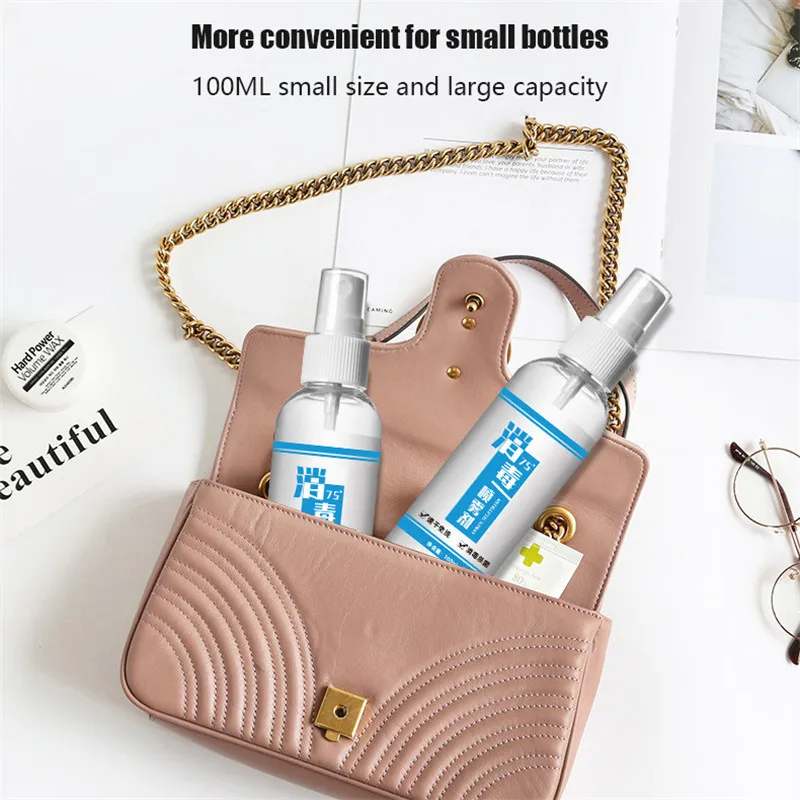 75% Alcohol Hand Gel Disinfection Sterilization Hands Free Water Efficient Handdes Infecting Safety Spray 100ML | Дом и сад