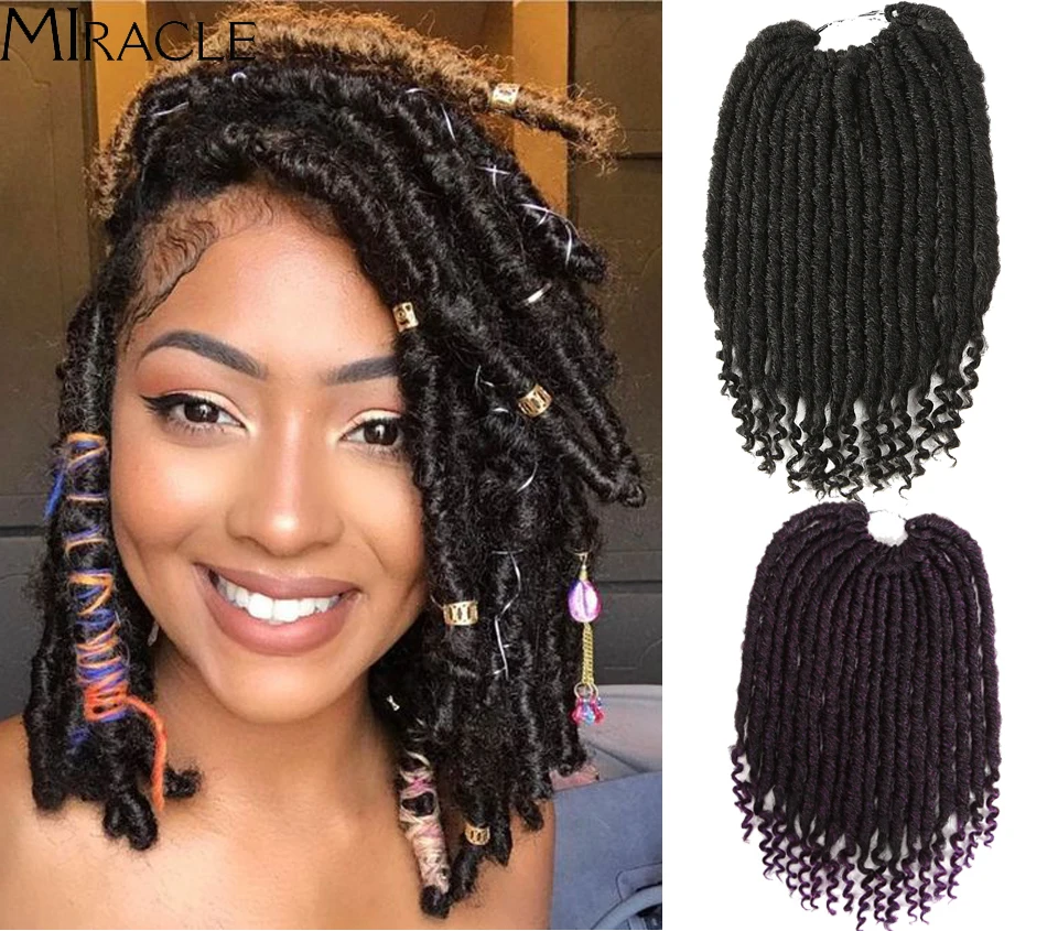 Синтетические Искусственные локоны в стиле Crochet косы короткие волосы
