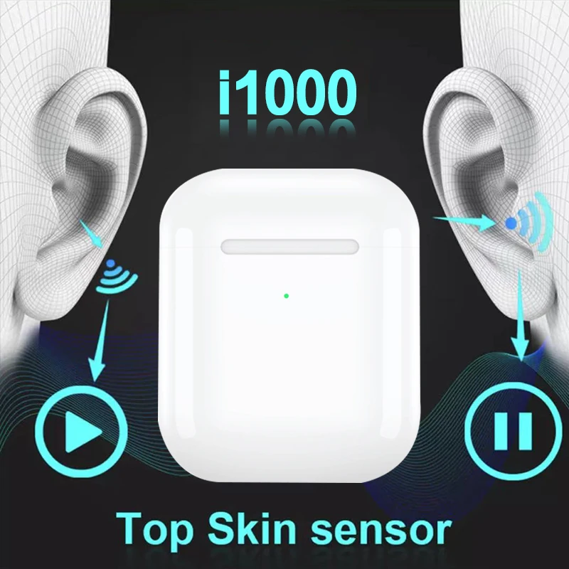 Istoreshop новейший i1000 tws размер 1:1 Беспроводная bluetooth гарнитура для iPhone и Android