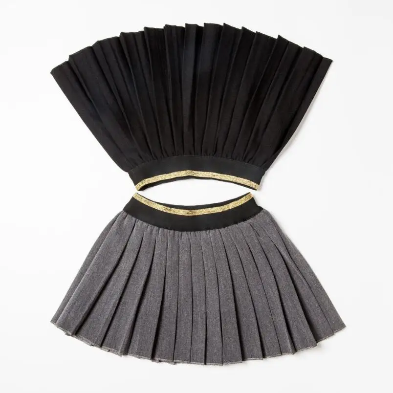 Новая весенне осенне зимняя детская одежда юбка пачка для малышей школьные юбки