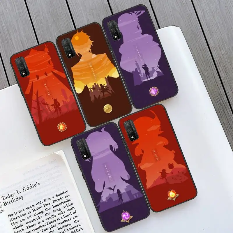 

genshin impact Phone Case For Honor 8 9 10 20 30 8x 9x 8s 7a 10i 20s 5A 8c v30 pro lite play Cover Fundas Coque