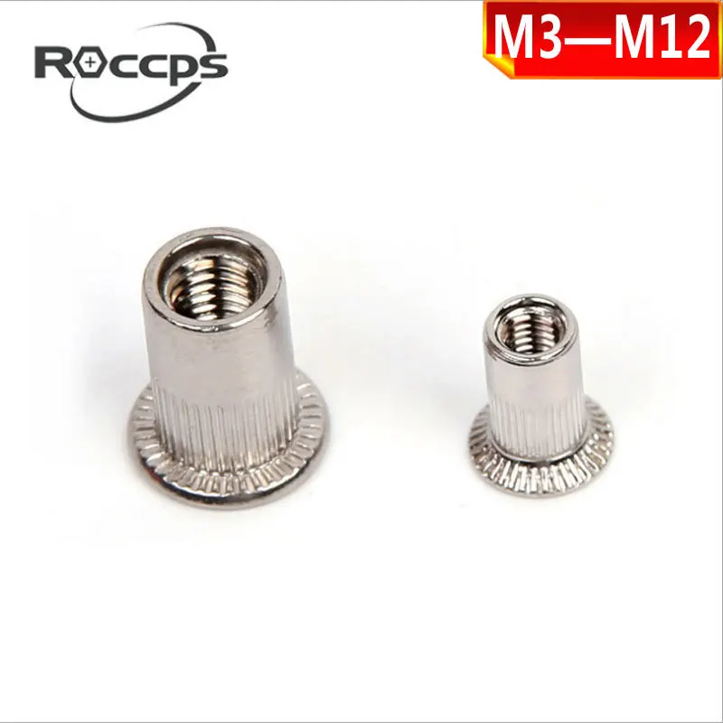 Гайка с заклепками из нержавеющей стали 304 гайка углеродистой плоская головка