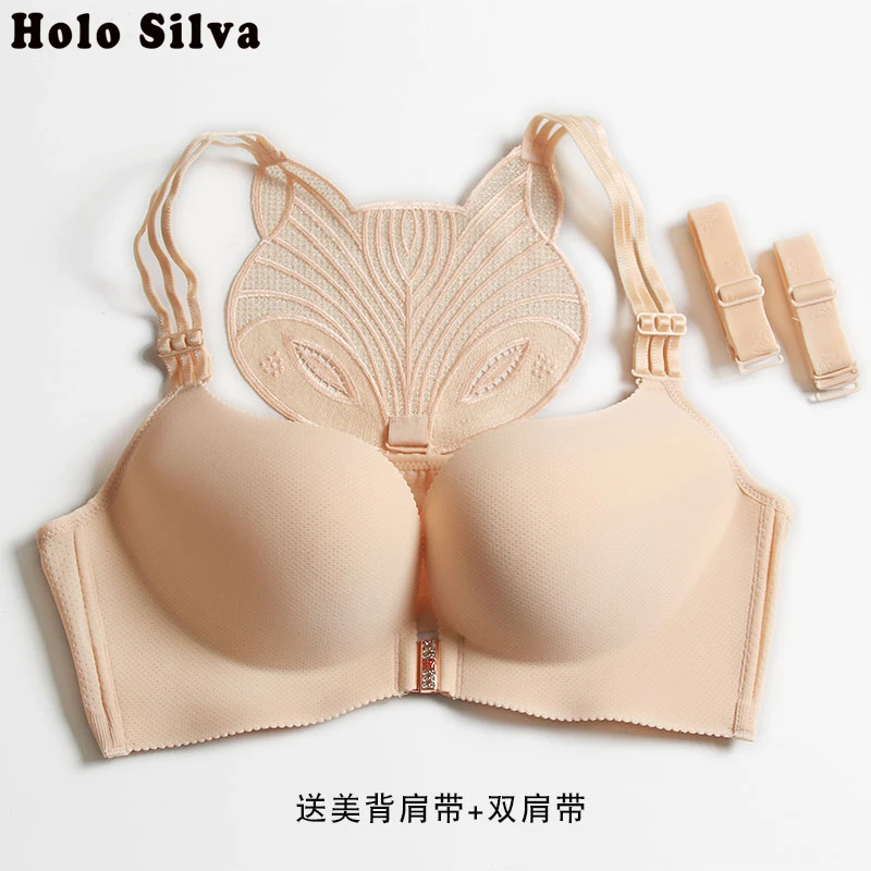 Women Wireless Bras Push Up Sexy Lingerie Big Size Wire Free Female Plus 34-44 A B Cup Seamless Brassiere | Женская одежда