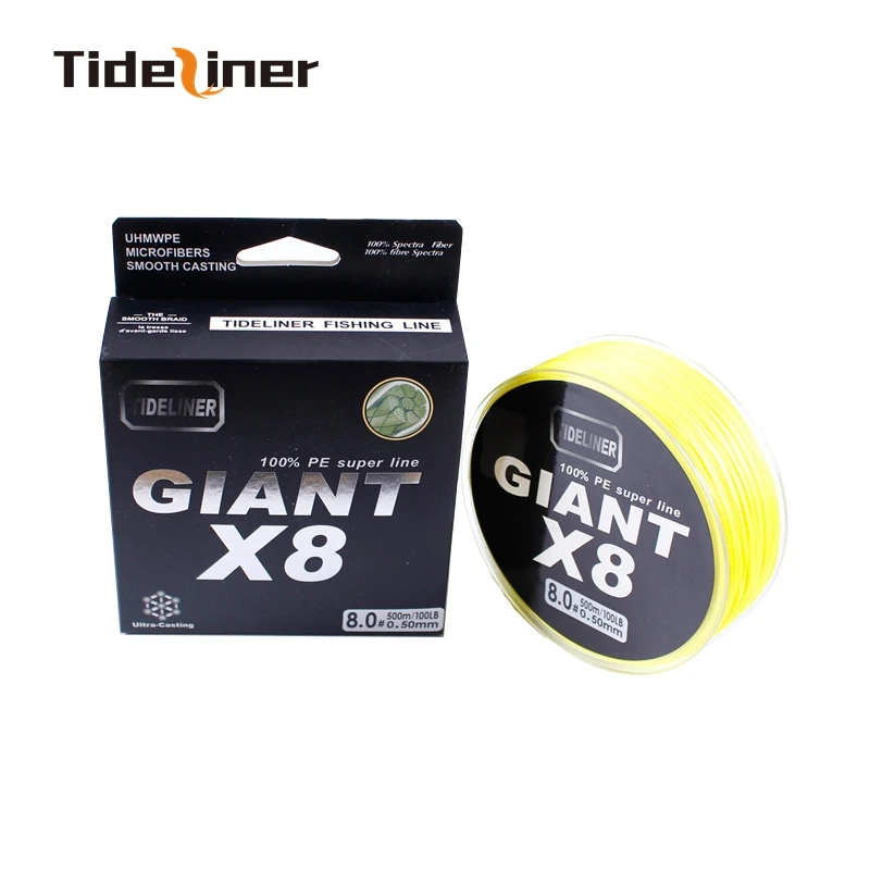 Леска рыболовная из ПЭ 8 жил 500 м | Спорт и развлечения