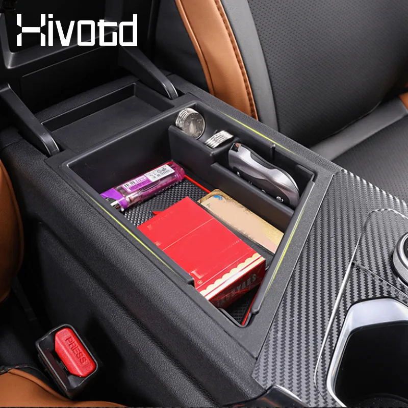 Hivotd For Geely Tugella Xingyue FY11 2021-2019 Car Central Control Storage Box Armrest Organizer Tray Interior Case Accessories |