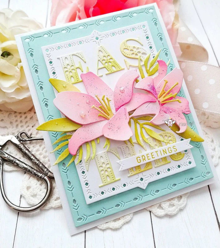 

Mmao Crafts Metal Steel Cutting Dies New Flower leaf decoration Stencil For DIY Scrapbooking Paper/photo Cards Embossing Dies