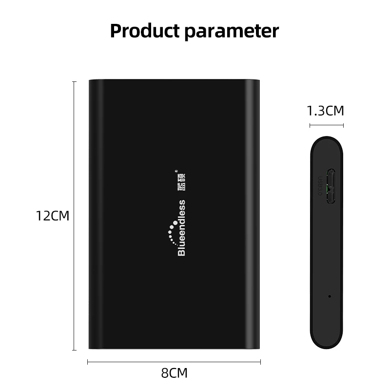 Hard Disk 1TB 2TB External Hard Drive 1TB Usb3.0 Storage Compatible for PC,Mac,Desktop,Laptop,MacBook Disco Duro Externo