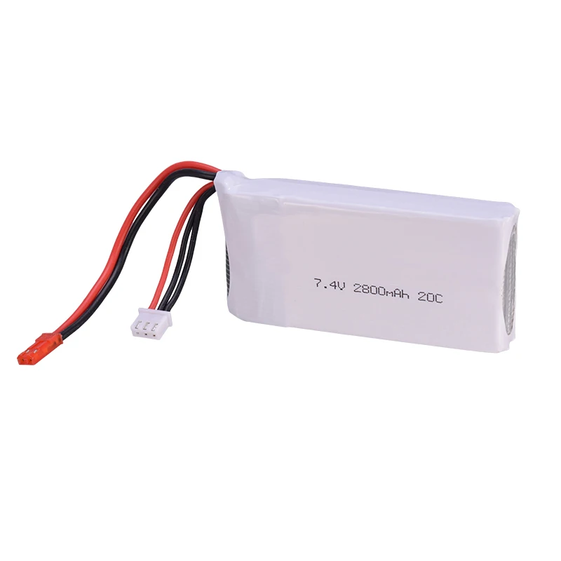 7 4 в 2800 мАч 2S 20C передатчик Lipo батарея для радио Link Le Di RC4GS RC3S пульт дистанционного