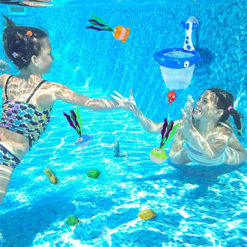 

iBaseToy 30pcs Diving Sticks Pool Sink Diving Ring Toys Swimming Pool Toys for Kids Beginner Diving