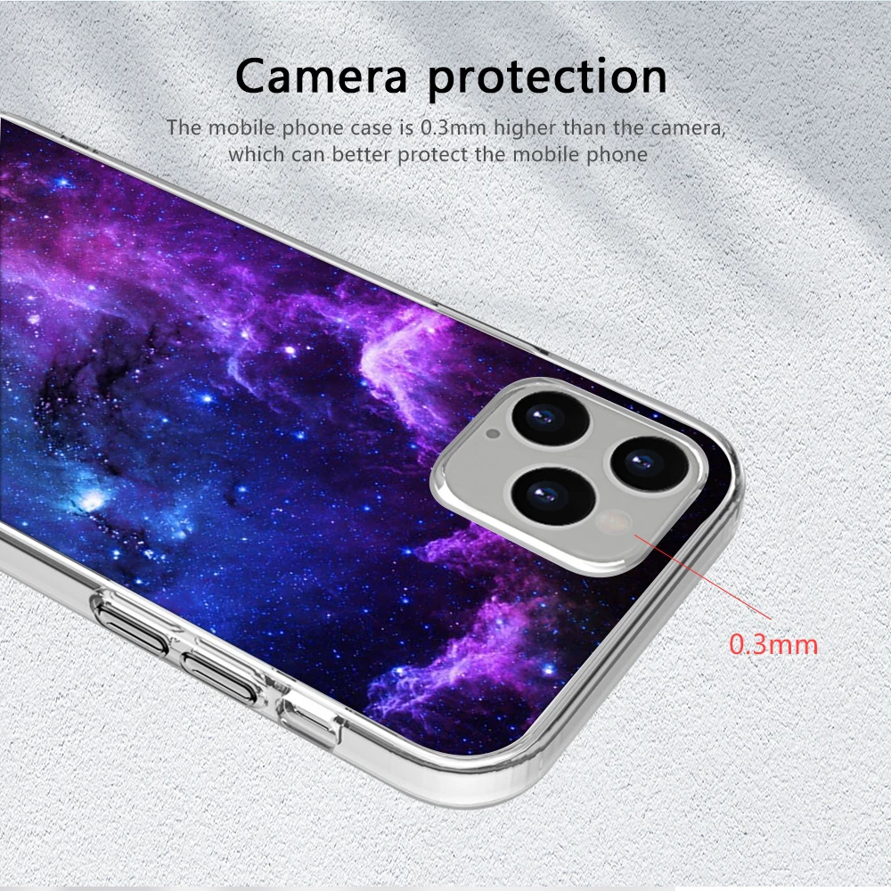 

Star Astronaut Funda Case for IPhone 12 Pro Case for IPhone 12 11 Pro XR XS Max Mini 7 X 8 6 6S Plus 5S SE 2020 Silicone Coque