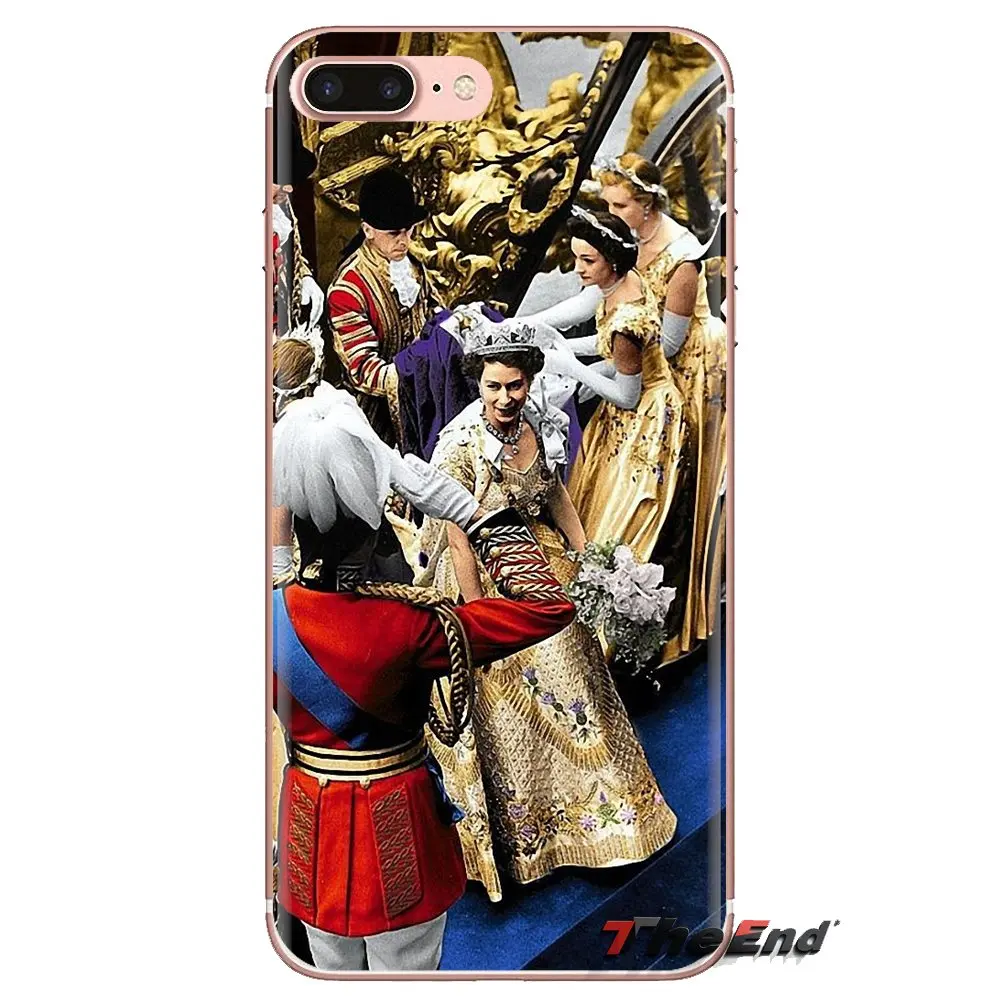 For HTC One U11 U12 X9 M7 M8 A9 M9 M10 E9 Plus Desire 630 530 626 628 816 820 830 The Queen Elizabeth II Princess TPU Skin Cover |