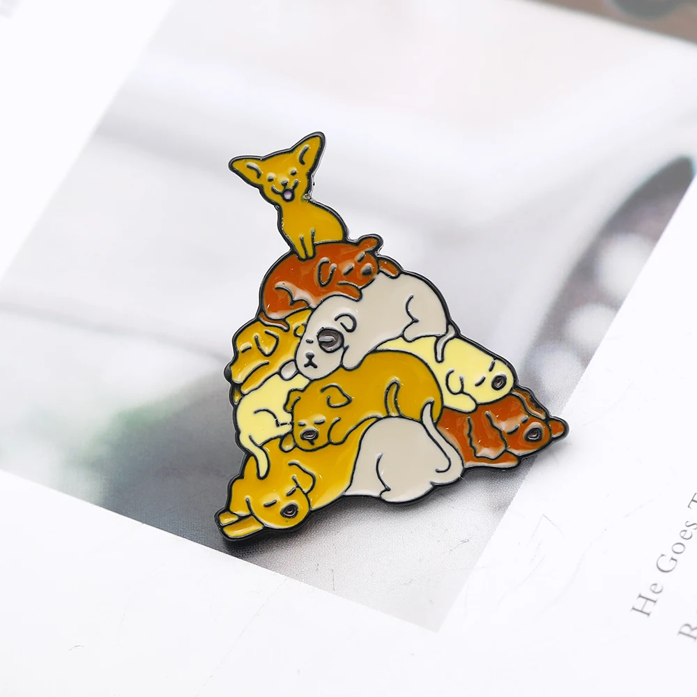 Креативные броши для любимых питомцев булавки собак бижутерия из цинкового