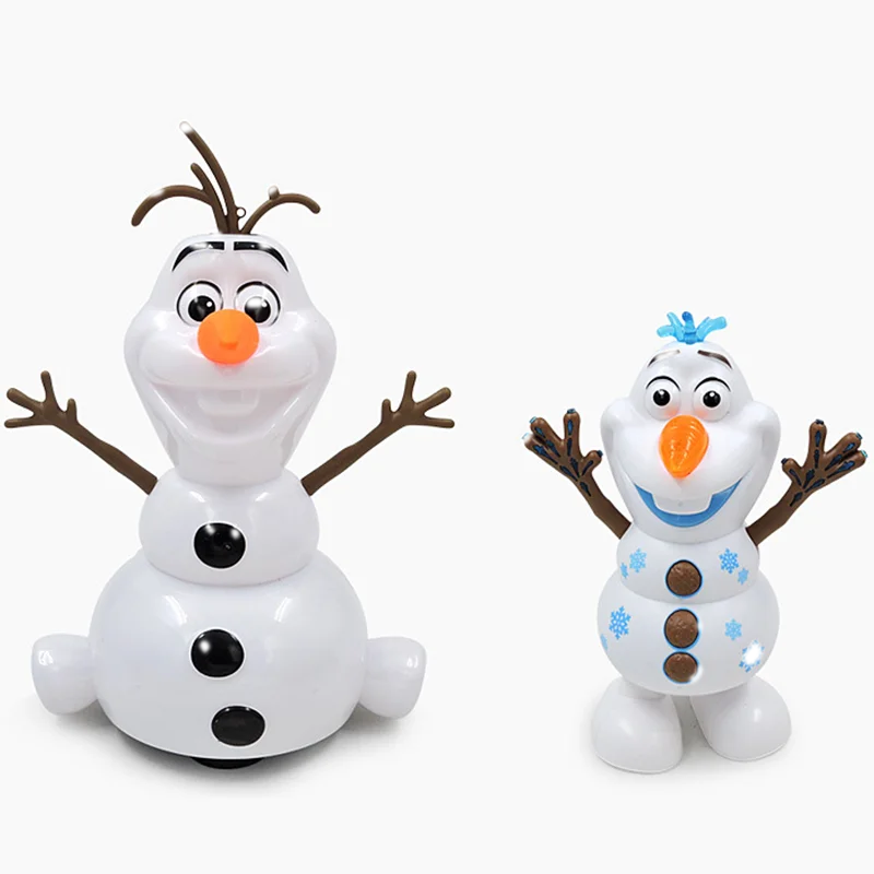 Игрушки роботы Disney Холодное сердце снеговик Олаф электрические танцевальные