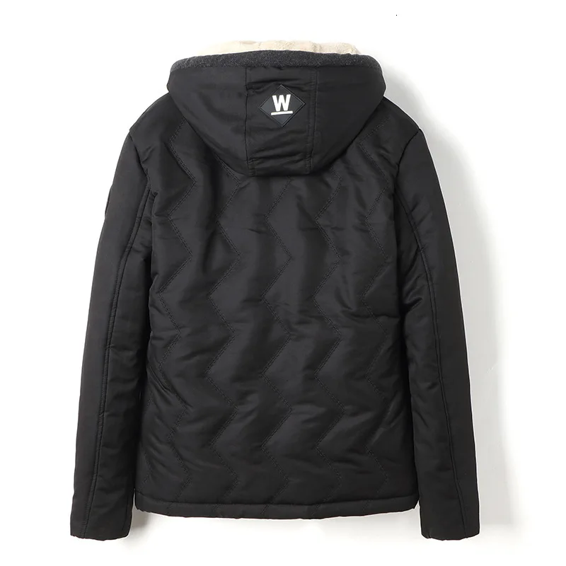 Winter Men's Even Hat Increase Down Cotton-padded Clothes Loose Thickening Cotton Leisure Time Man Keep Warm Cotton-padded