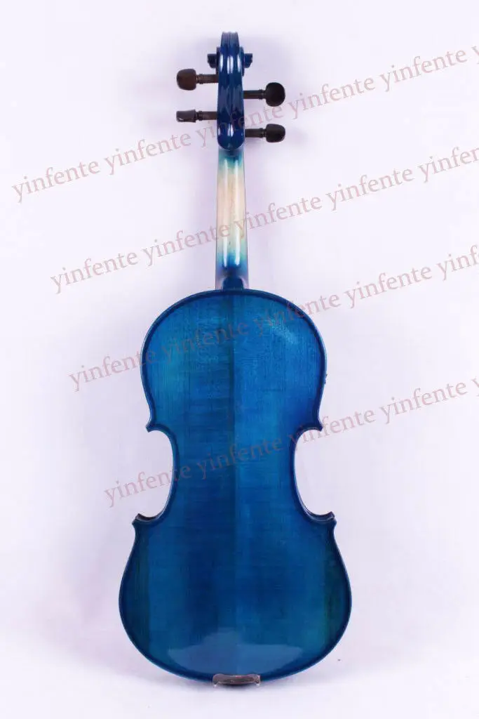 New 4/4 Violin electric Acoustic Fiddle Solid maple Spruce Blue Case Bow | Спорт и развлечения