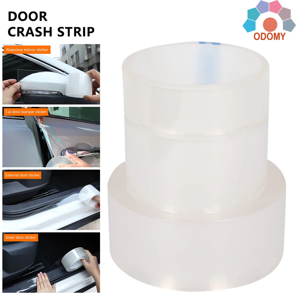 

Edge Protector Universal Car Door Car Stickers Door Sill Sticker Anti Scratch Transparent Film Protection Style Auto Accessories