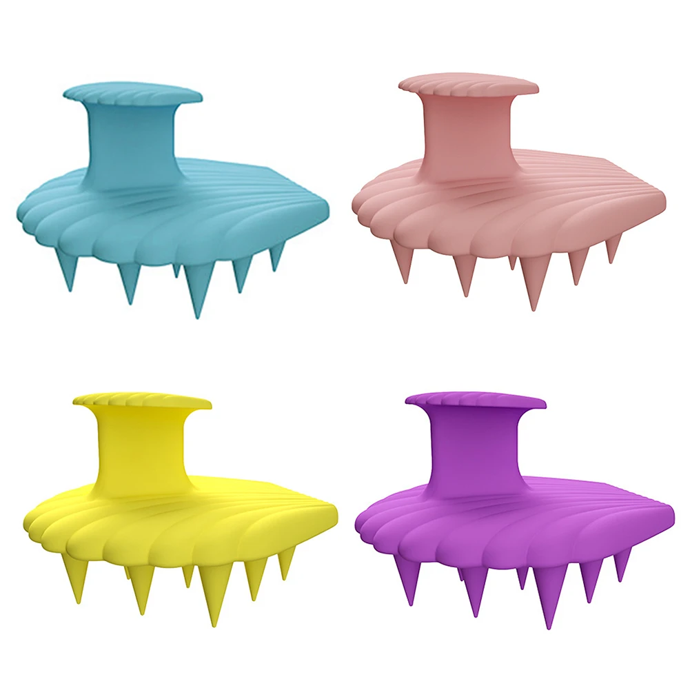 

1Pc Silicone Head Body Scalp Massage Brush Comb Shampoo Hair Washing Comb Shower Brush Bath Spa Slimming Massage Brush
