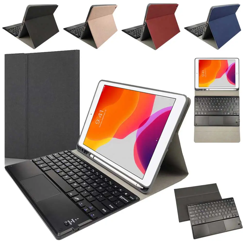 Съемный беспроводной чехол с клавиатурой для iPad 10 2 2019 из искусственной кожи
