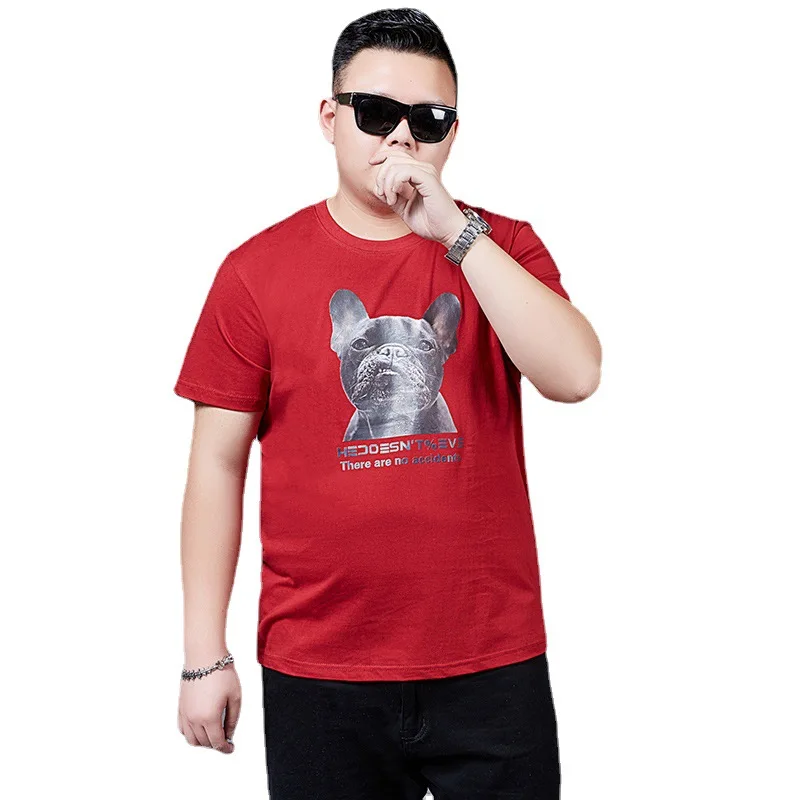

thin type of fertilizer increased short sleeve T-shirt short fat man half sleeve lining fat comfortable leisure coat T