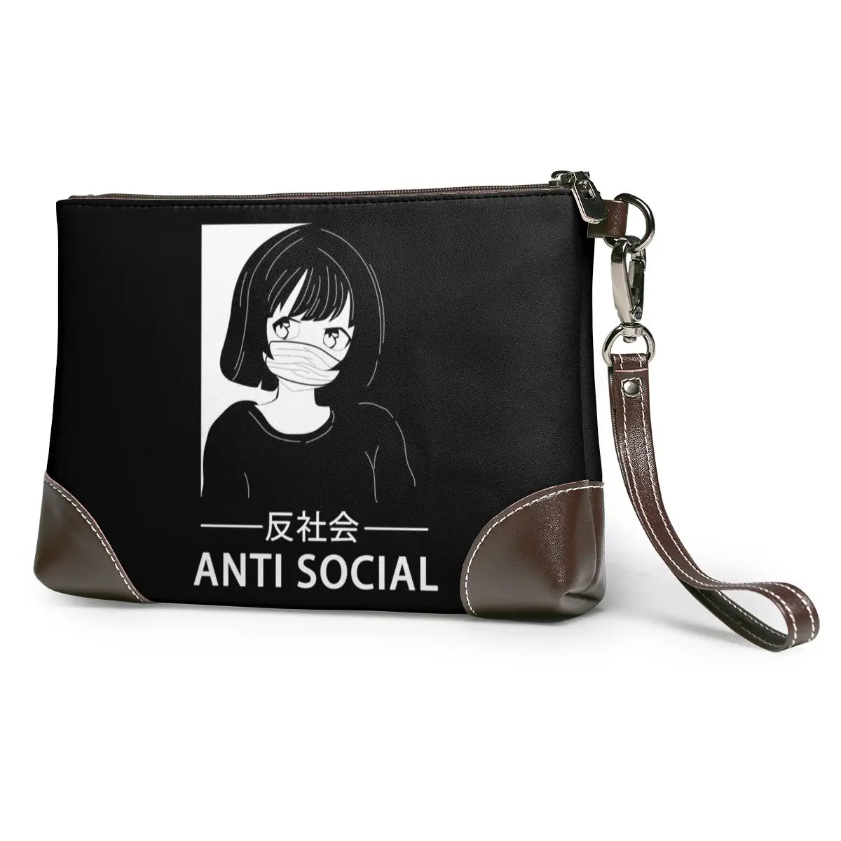 

Kanji Clutch Bag Evening Waterproof Clutch Purse New Luxury Genuine Leather Wallet