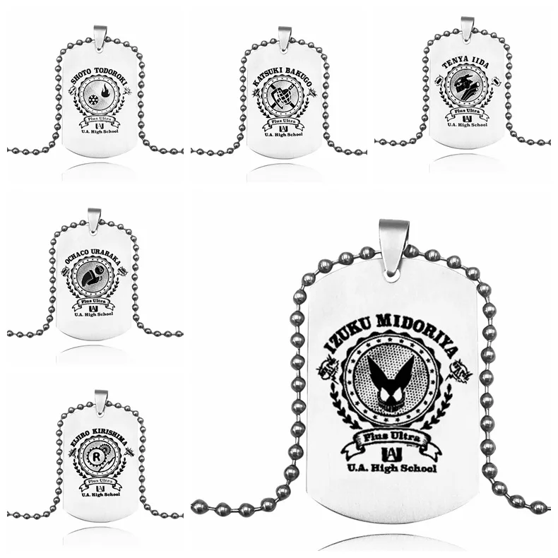 Ожерелье в японском стиле с героями мультфильмов Моя геройская Академия