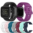 Новый Мягкая силиконовая лента Correa для Fitbit Versa 2, умный браслет 23 мм, ремешок на запястье для часов Fitbit Versa Lite Blaze