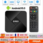 Приставка Смарт-ТВ D905, Android 10,0, 4 + 32 ГБ, Wi-Fi, 2,4G, 4K