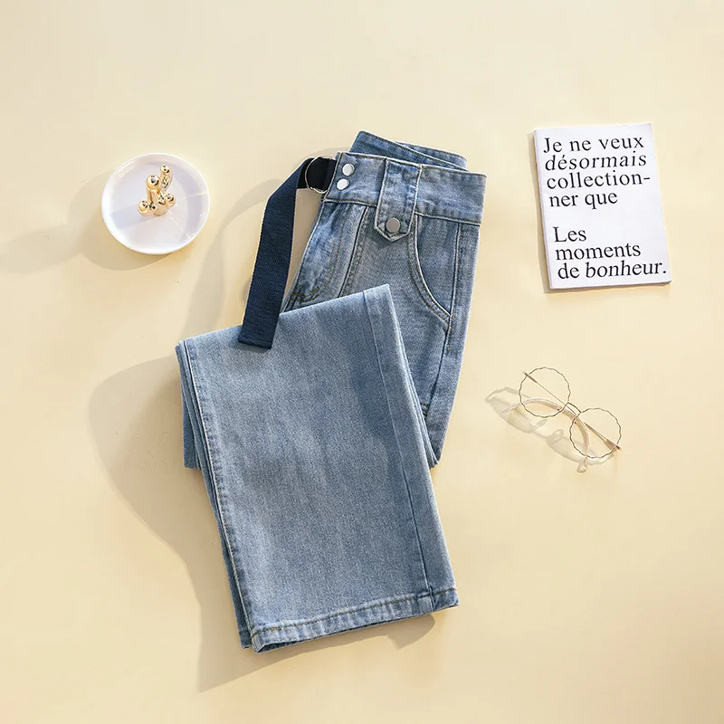 

Весенние женские брюки большого размера с высокой талией