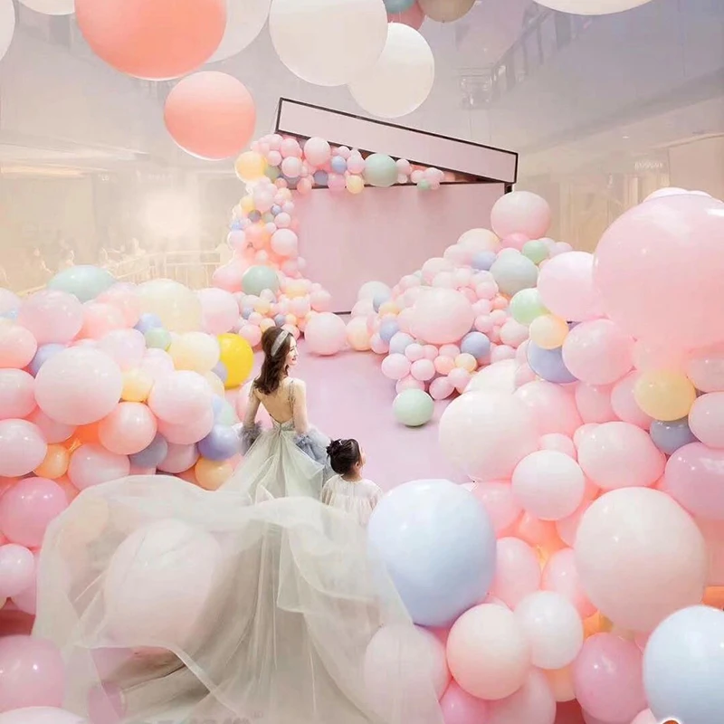 

5-36inch Macaron Pastel Latex Baloons Wedding Decoration Girl Baby Shower Arche Ballon Anniversaire Wholesale Balls For Birthday