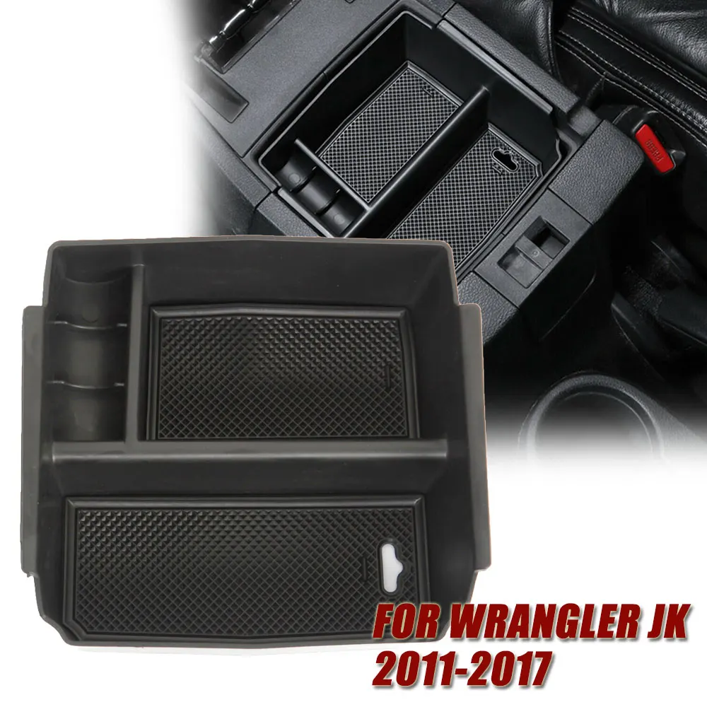 

Черный ящик для хранения подлокотников для салона автомобиля Jeep Wrangler JK 2011-18