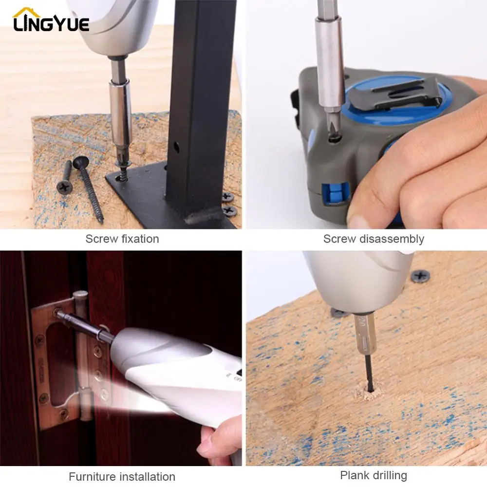 Комплект электрической отвертки Lingyue электроотвертка шуруповёрт шуруповерт в