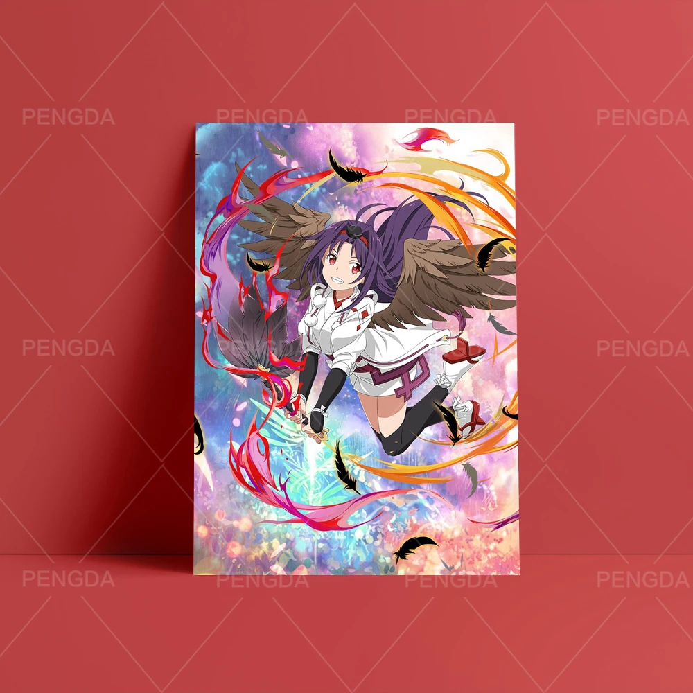 

Wall Art Canvas Print Poster Sword Realm Painting Picture Anime Japan Sky Colorful Home Decor Living Room Modern Artwork Modular