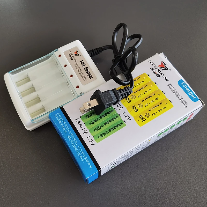 1 шт. новое универсальное зарядное устройство с четырьмя слотами для быстрой
