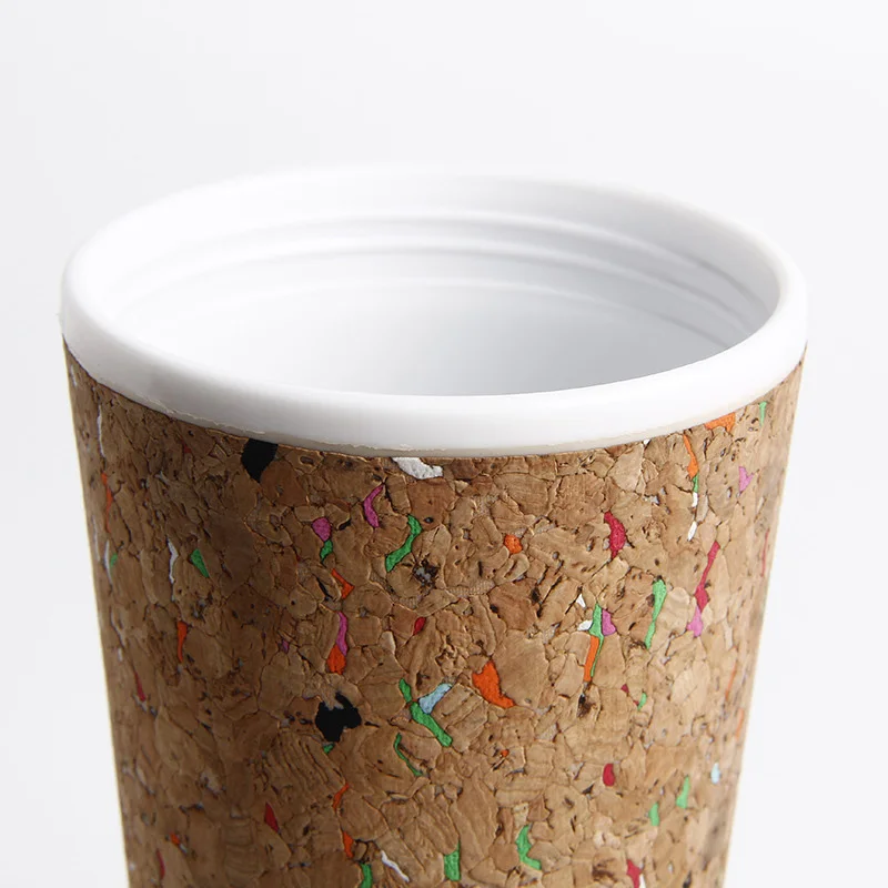 Кружка для кофе из пп и дерева 450 мл | Дом сад